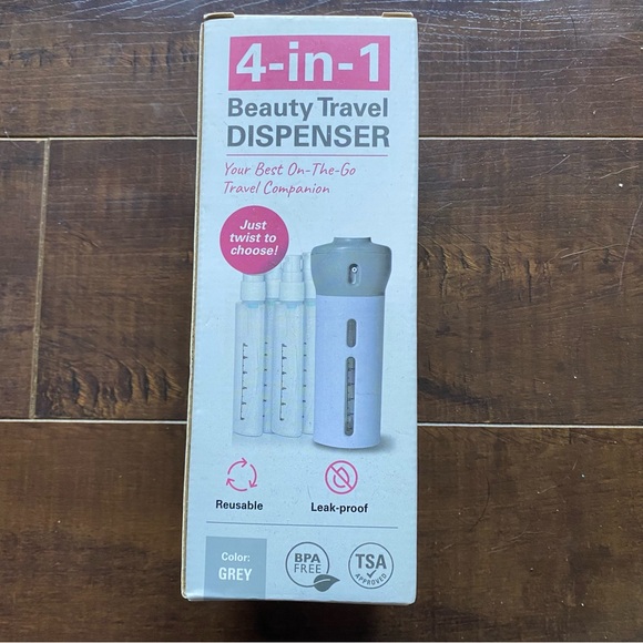 New 4-in-1 Beauty Travel Dispenser - Picture 1 of 4